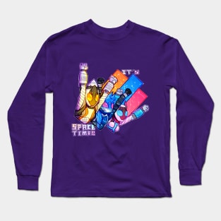 Fourze Riders It's Space Time!! Long Sleeve T-Shirt